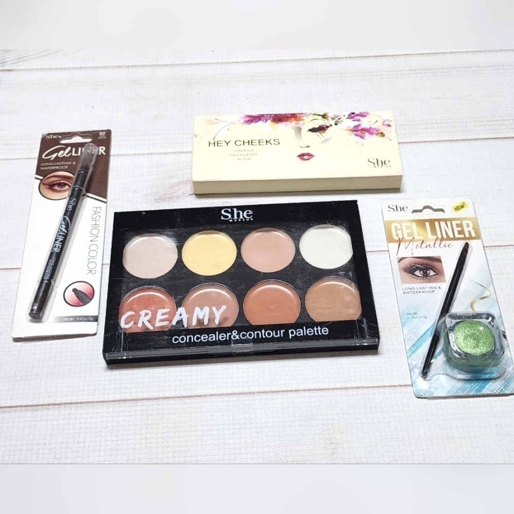 4 Piece S.he Makeup Bundle - New In Package
